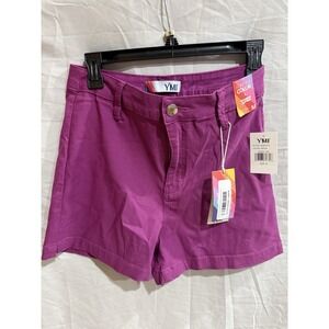 YMI Women's Shorts High Rise Sho Size M Berry Jam Size M